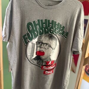 Gray Graphic T-Shirt - A Christmas Story